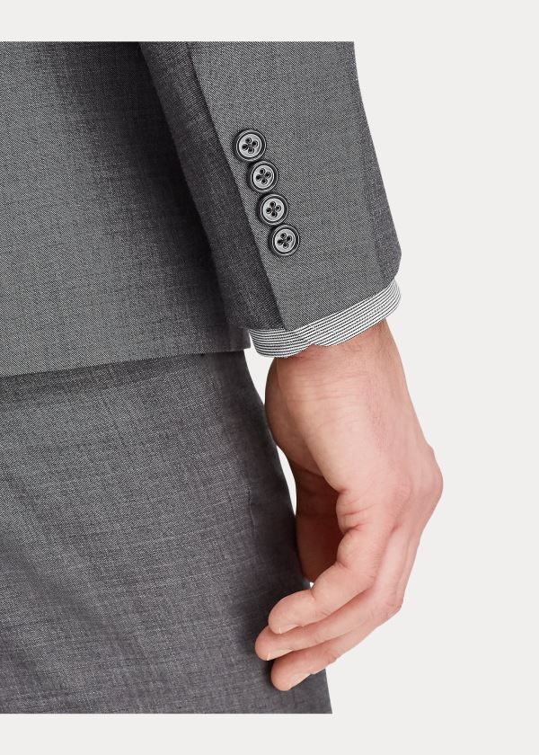 Ralph Lauren Gregory Wool Sharkskin Suit Šedé Viacfarebný | hSe0uUSd