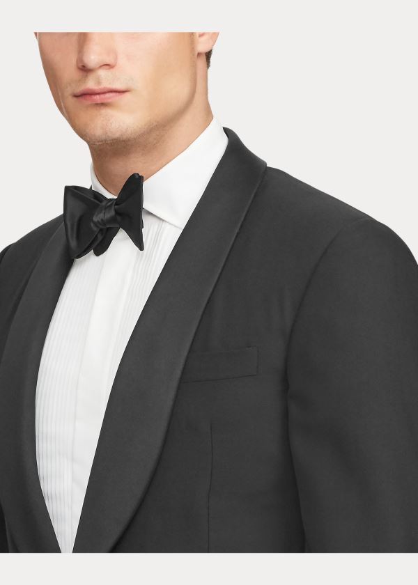 Ralph Lauren Gregory Wool Shawl Tuxedo Černé | 9YCiMvAx