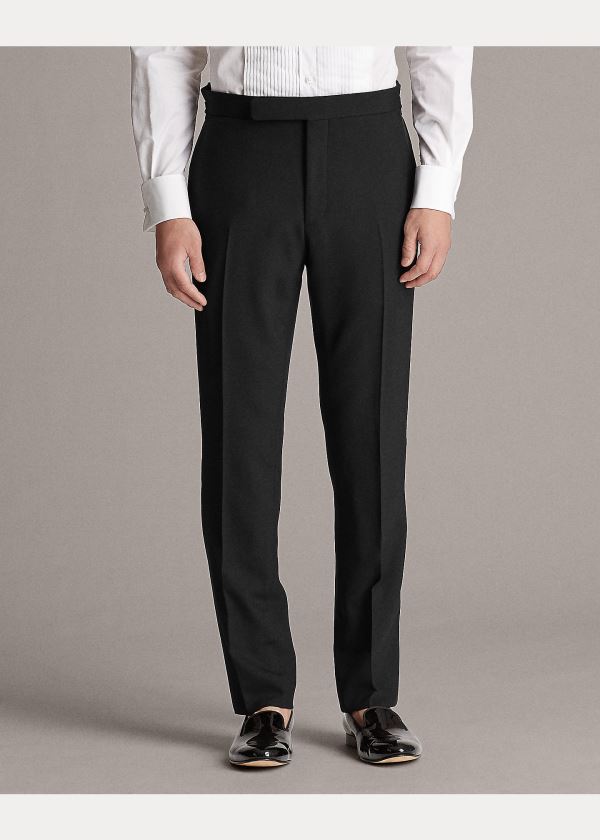 Ralph Lauren Gregory Wool Shawl Tuxedo Černé | I9XkKyJV