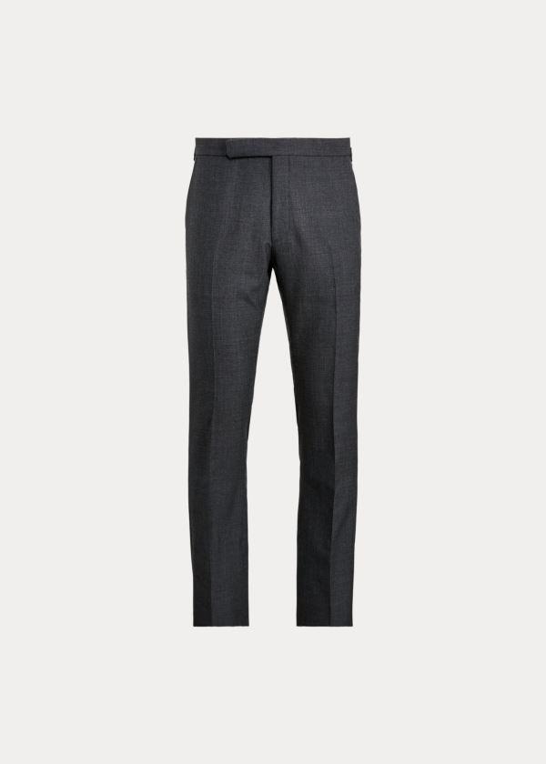 Ralph Lauren Gregory Wool Trouser Tmavě Šedé | gNx42vRL
