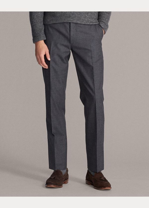 Ralph Lauren Gregory Wool Trouser Tmavě Šedé | gNx42vRL