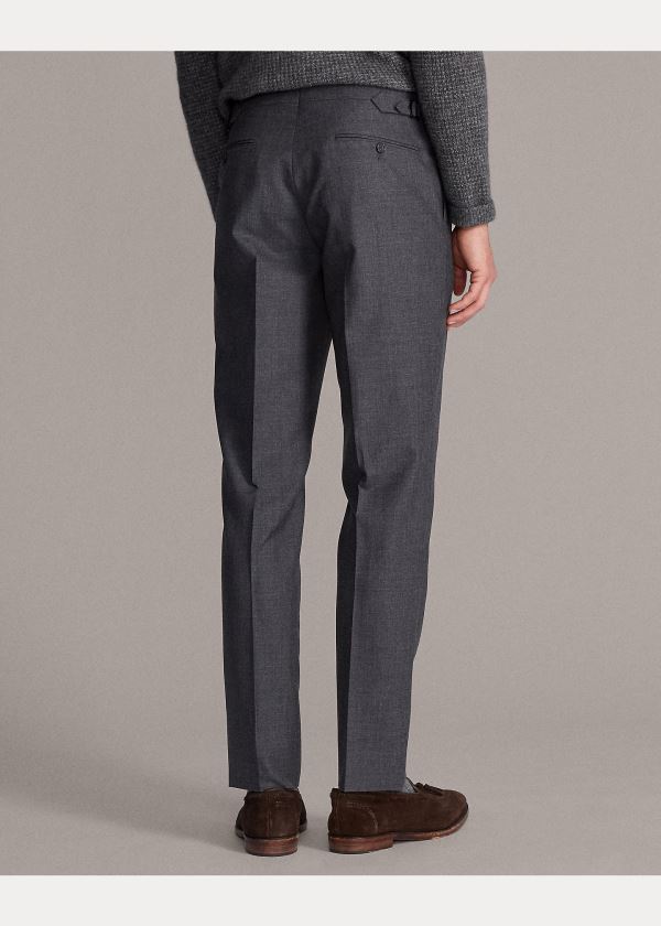 Ralph Lauren Gregory Wool Trouser Tmavě Šedé | gNx42vRL