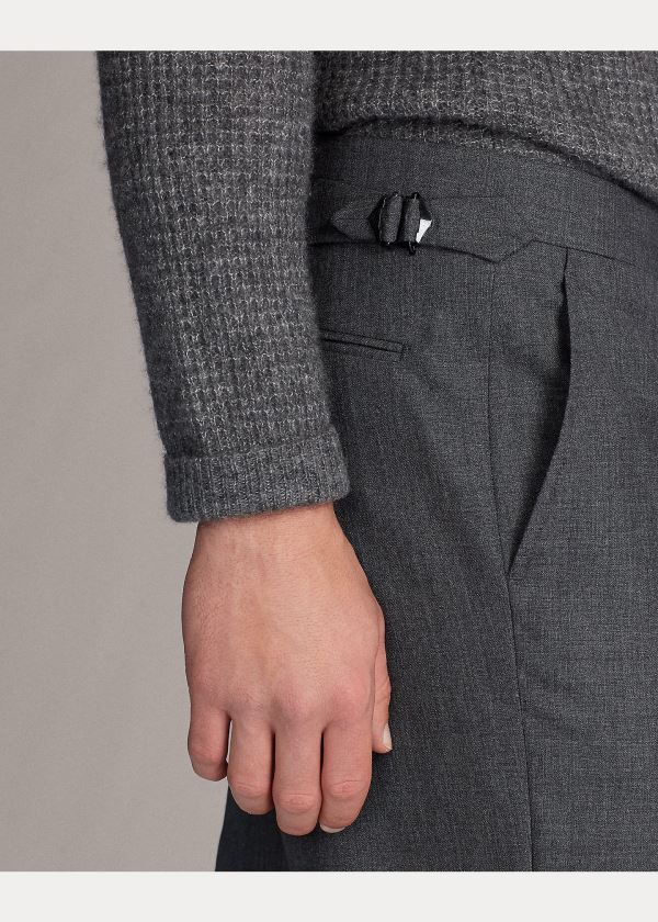 Ralph Lauren Gregory Wool Trouser Tmavě Šedé | gNx42vRL