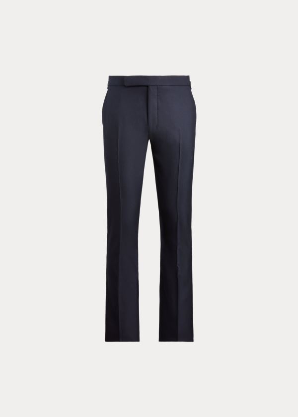 Ralph Lauren Gregory Wool Trouser Tmavě Blankyt | zY0DVCTb