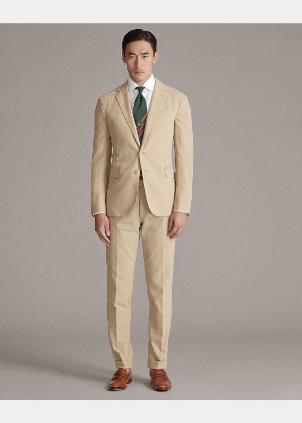 Ralph Lauren Hadley Bavlněné Twill Sportovní Coat Hnědé | LO0cDYG7