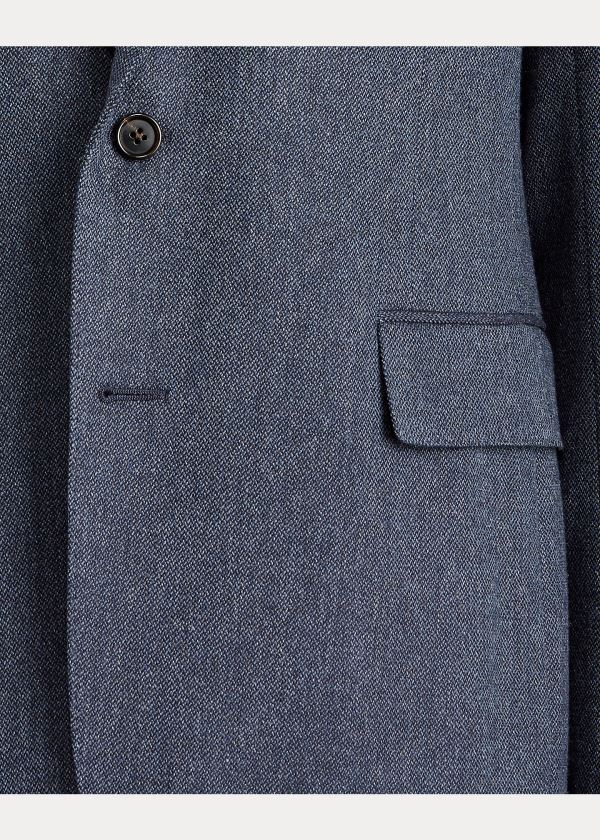 Ralph Lauren Hadley Twill Sportovní Coat Tmavě Tmavě Blankyt Světle Blankyt | pIHqFfUL