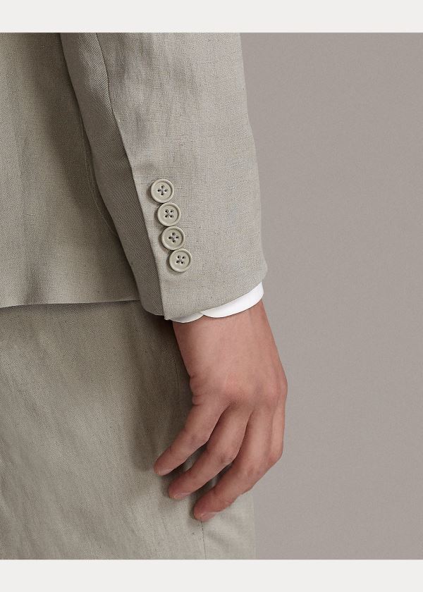 Ralph Lauren Hadley Twill Suit Jacket Světle Šedé | EKrV3CmI