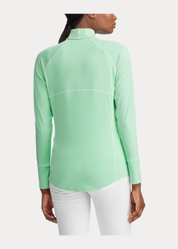 Ralph Lauren Half-Zip Golfové Pullover Mátově Zelená Zelene | qpDApicc