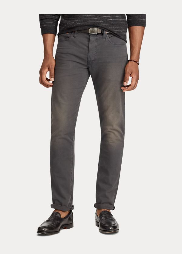 Ralph Lauren Hampton Relaxed Straight Chino Šedé | US2Om30H
