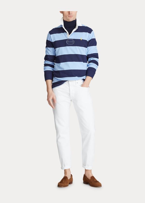 Ralph Lauren Hampton Relaxed Straight Jean Bílé | 0zyDiI0U