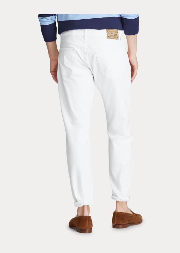 Ralph Lauren Hampton Relaxed Straight Jean Bílé | 0zyDiI0U