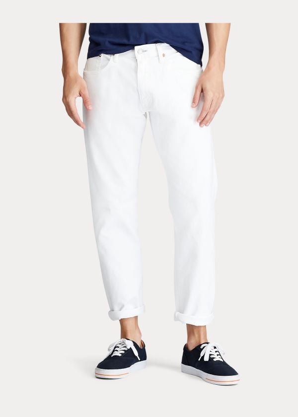 Ralph Lauren Hampton Relaxed Straight Jean Bílé | 2jaaEABx
