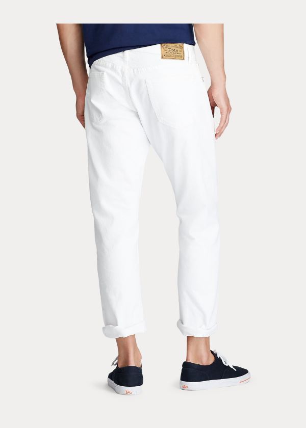 Ralph Lauren Hampton Relaxed Straight Jean Bílé | 2jaaEABx