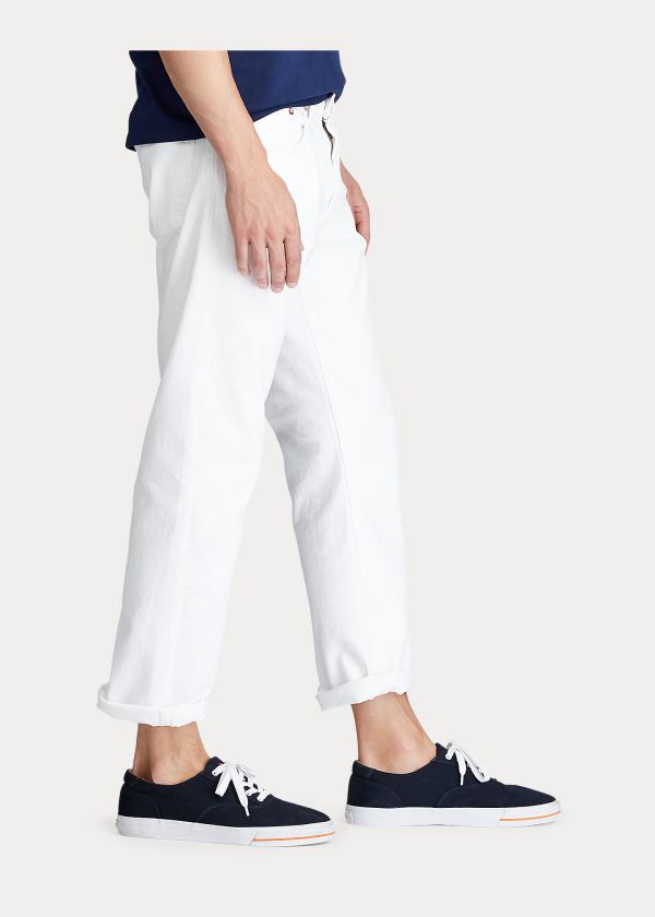 Ralph Lauren Hampton Relaxed Straight Jean Bílé | 2jaaEABx