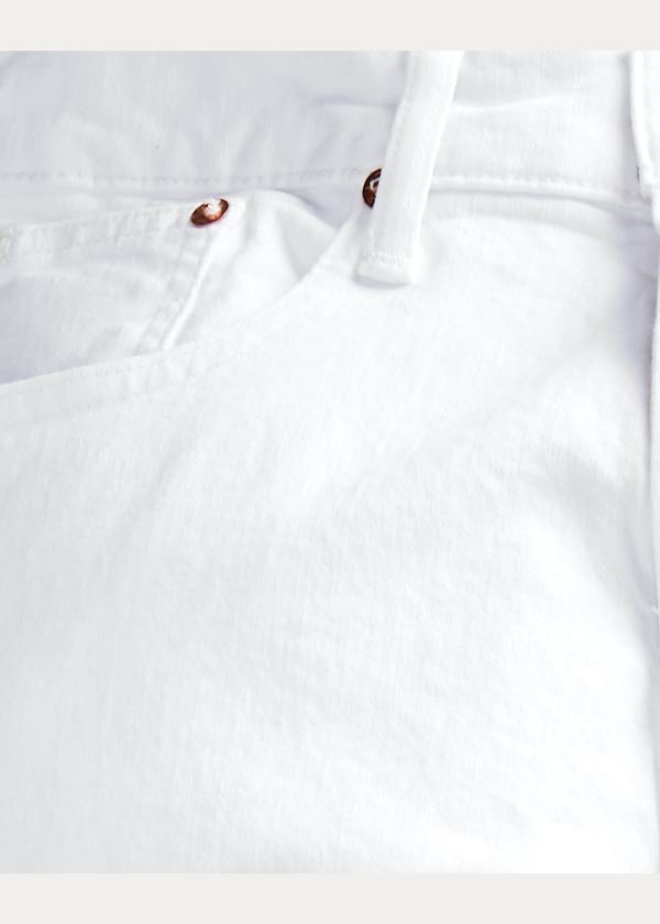Ralph Lauren Hampton Relaxed Straight Jean Bílé | 2jaaEABx