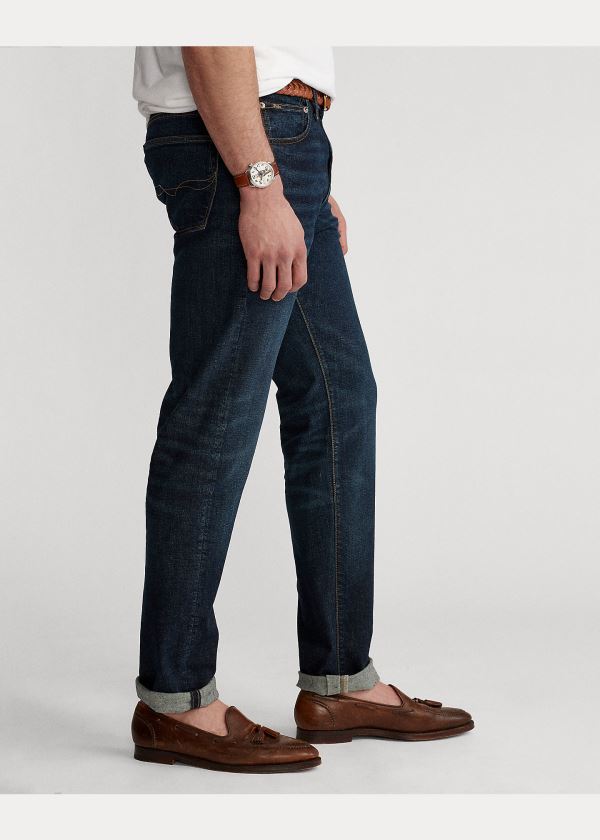 Ralph Lauren Hampton Relaxed Straight Jean Tmavě Blankyt Blankyt Světle Modré | 3sB8lG7f