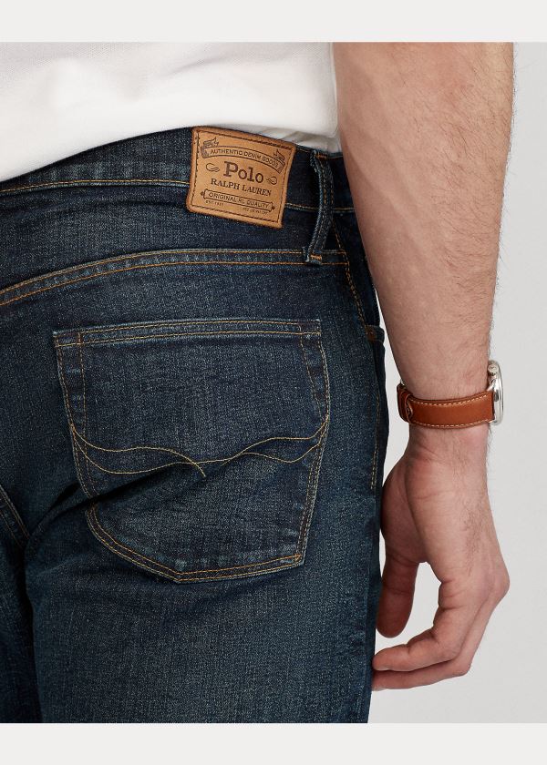 Ralph Lauren Hampton Relaxed Straight Jean Tmavě Blankyt Blankyt Světle Modré | 3sB8lG7f