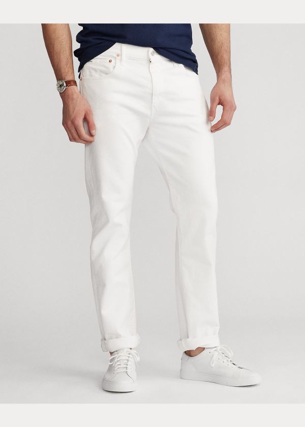 Ralph Lauren Hampton Relaxed Straight Jean Bílé | 89bbOZrp