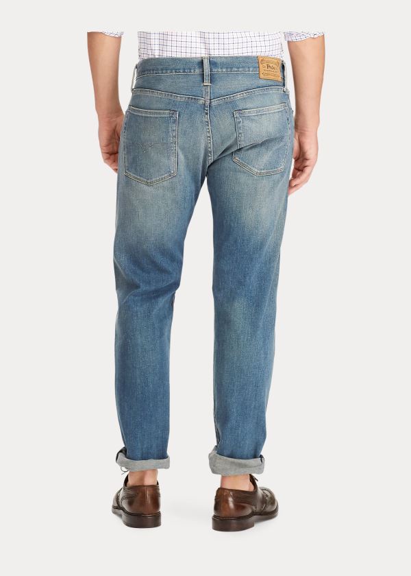 Ralph Lauren Hampton Relaxed Straight Jean Světle Indigo | PaLVwjWe