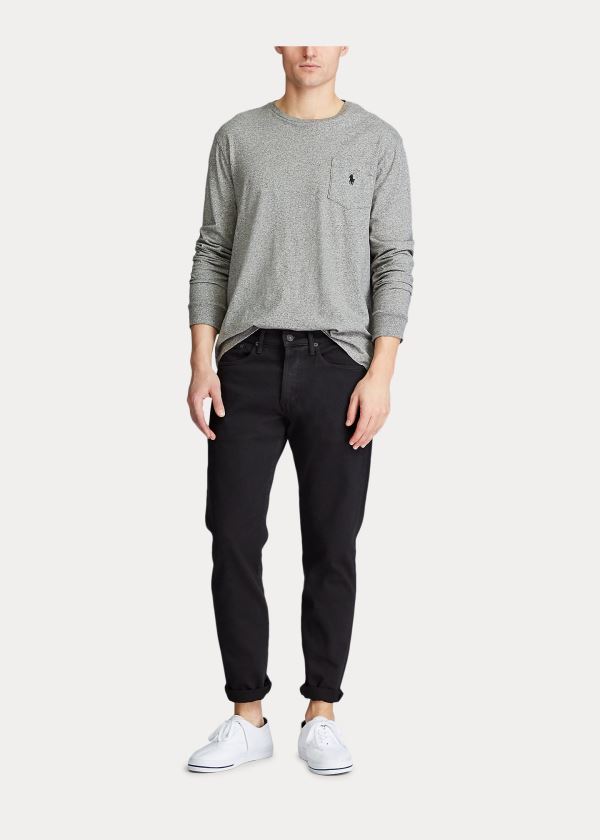 Ralph Lauren Hampton Relaxed Straight Jean Černé | VzToPJMb