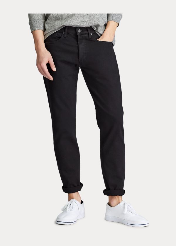 Ralph Lauren Hampton Relaxed Straight Jean Černé | VzToPJMb