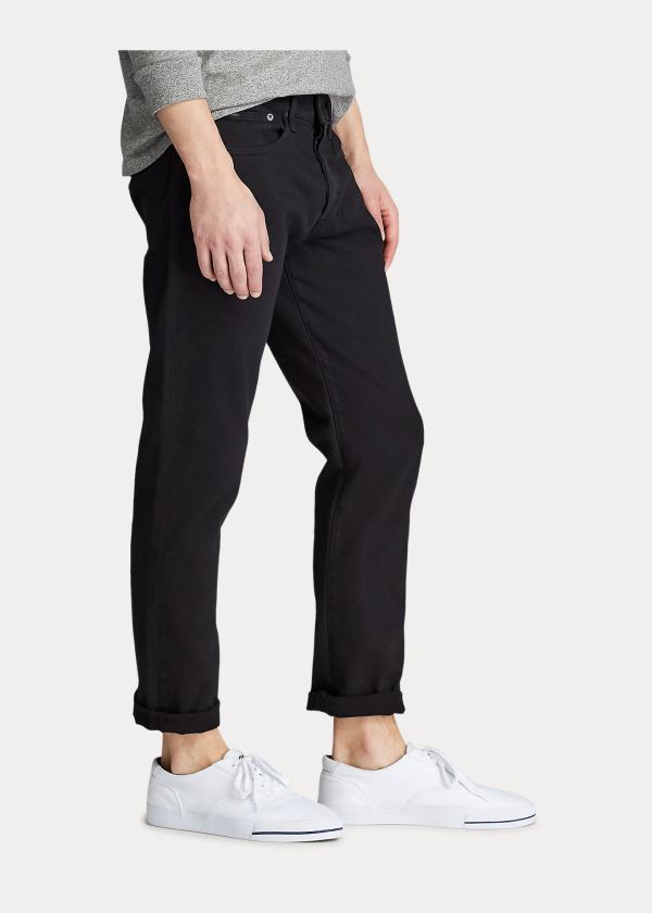 Ralph Lauren Hampton Relaxed Straight Jean Černé | VzToPJMb