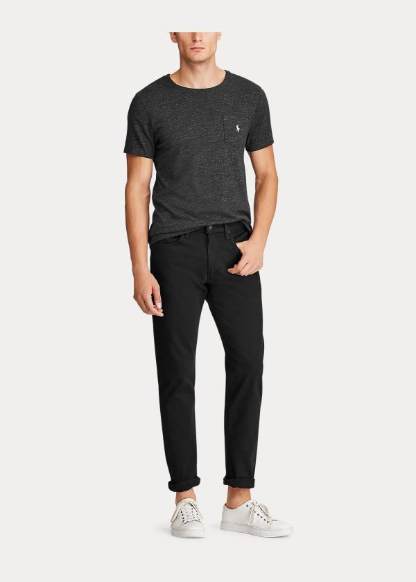 Ralph Lauren Hampton Relaxed Straight Jean Černé | aVCsZmox