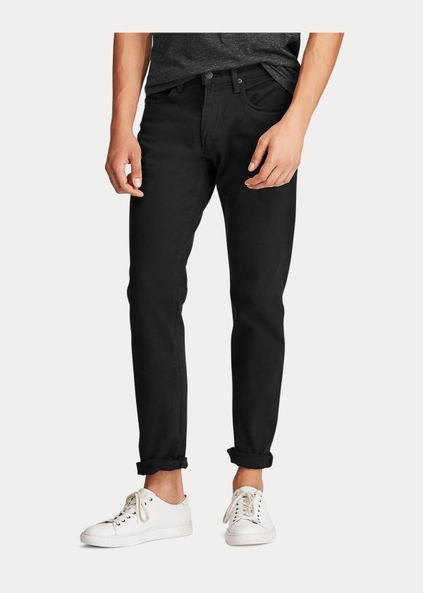 Ralph Lauren Hampton Relaxed Straight Jean Černé | aVCsZmox