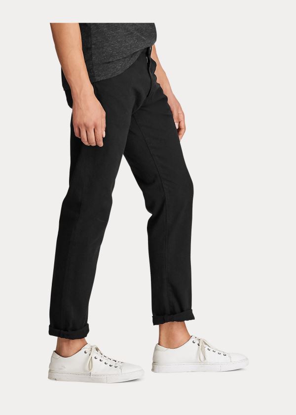 Ralph Lauren Hampton Relaxed Straight Jean Černé | aVCsZmox