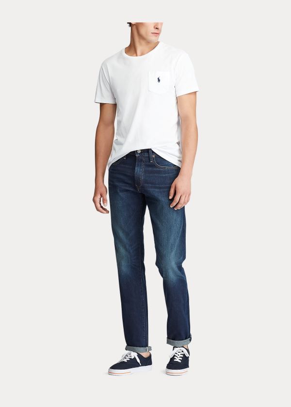Ralph Lauren Hampton Relaxed Straight Jean Blankyt Blankyt Světle Modré | bs7gIAlf