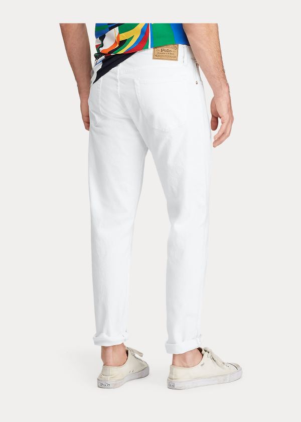 Ralph Lauren Hampton Relaxed Straight Jean Bílé | qVZ5fSxq