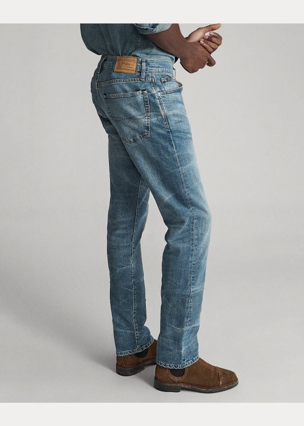 Ralph Lauren Hampton Relaxed Straight Jean Blankyt Blankyt Světle Modré | s1ZMpoBa