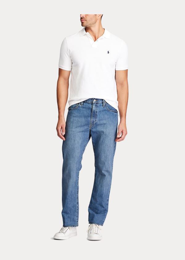 Ralph Lauren Hampton Straight Fit Jean Blankyt Blankyt Světle Modré | dhlgFdzj