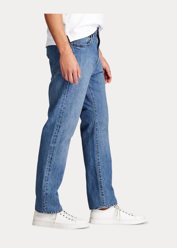 Ralph Lauren Hampton Straight Fit Jean Blankyt Blankyt Světle Modré | dhlgFdzj
