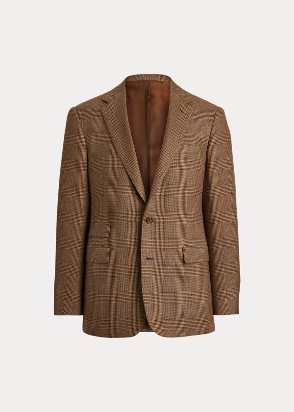Ralph Lauren Handmade Cashmere Sportovní Coat Hnědé Světle Blankyt | 0ky2ZVnf
