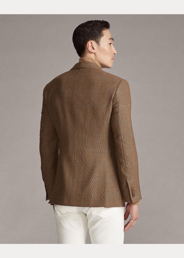 Ralph Lauren Handmade Cashmere Sportovní Coat Hnědé Světle Blankyt | 0ky2ZVnf