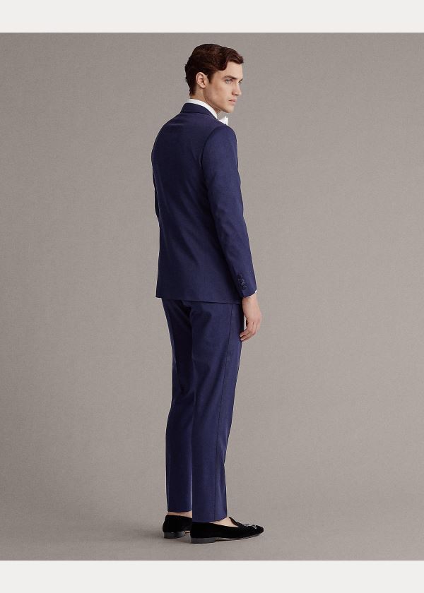 Ralph Lauren Handmade Peak-Lapel Tuxedo Tmavě Blankyt | FOxMp1Fk