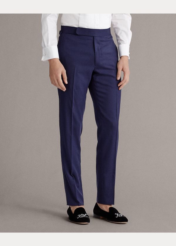 Ralph Lauren Handmade Peak-Lapel Tuxedo Tmavě Blankyt | FOxMp1Fk