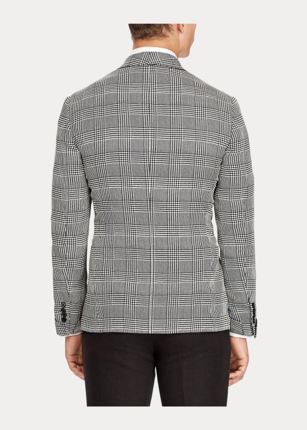 Ralph Lauren Handmade Plaid Dinner Jacket Černé Bílé | mmdEZzY4