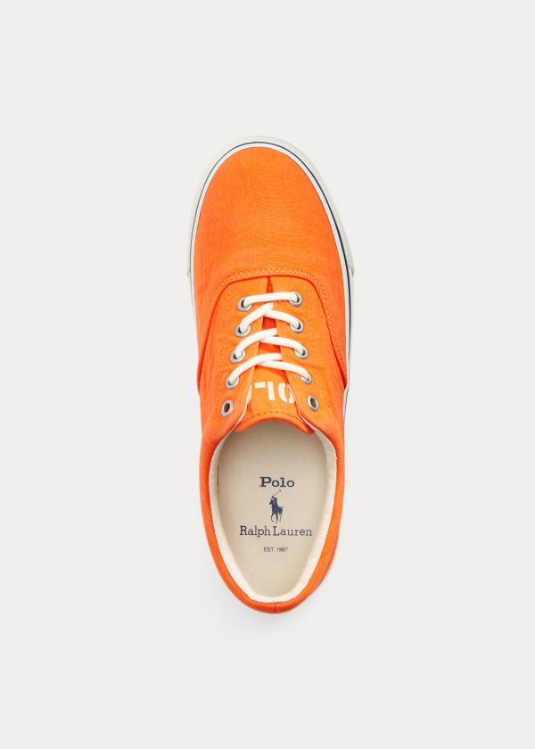 Ralph Lauren Harpoon Platene Sneakers Světle Oranžové | tgm2jV3A