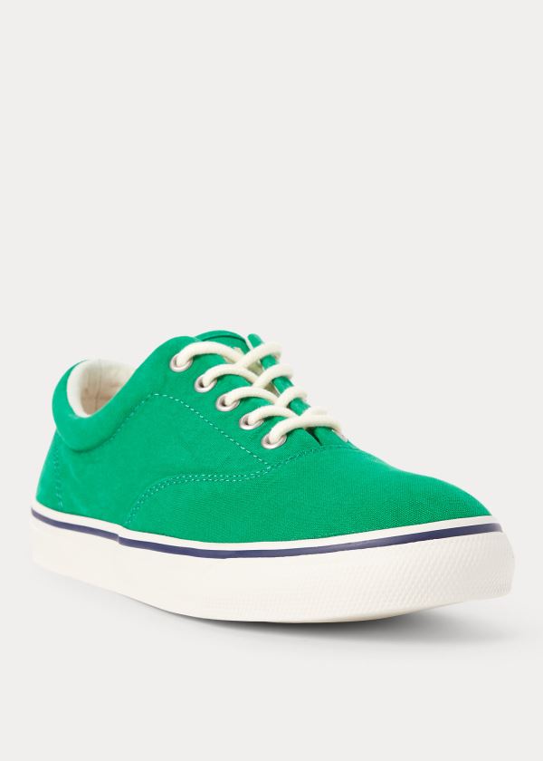 Ralph Lauren Harpoon Platene Sneakers Zelene | hEUyRikH
