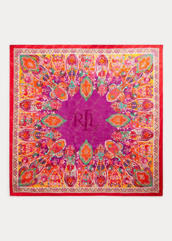 Ralph Lauren Hayden Paisley Jacquard Scarf Viacfarebný | FuIbDPfw