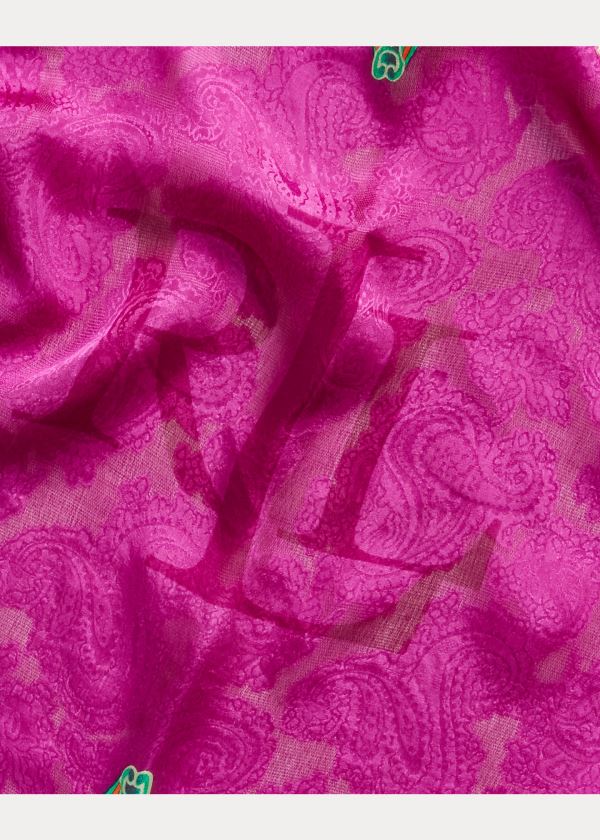 Ralph Lauren Hayden Paisley Jacquard Scarf Viacfarebný | FuIbDPfw