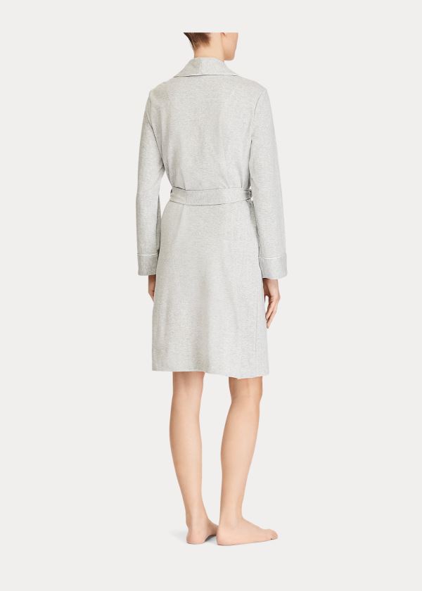 Ralph Lauren Herringbone Interlock Robe Šedé | z1mTz2xn
