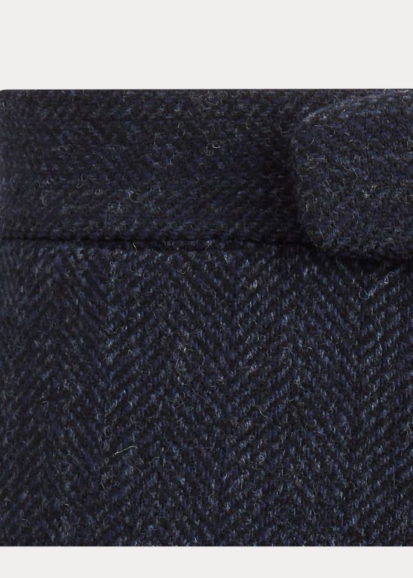 Ralph Lauren Herringbone Suit Trouser Černé Tmavě Blankyt | m3NZ7EKd