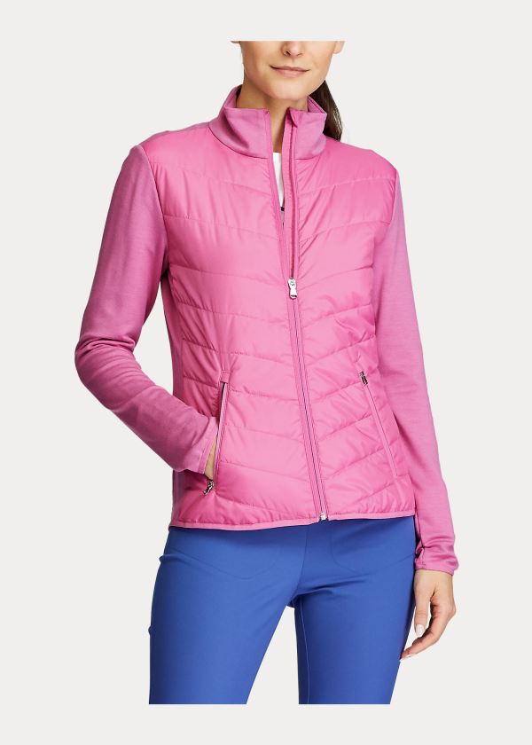Ralph Lauren Hybridní Golfové Jacket Růžové | GQOfTRaP