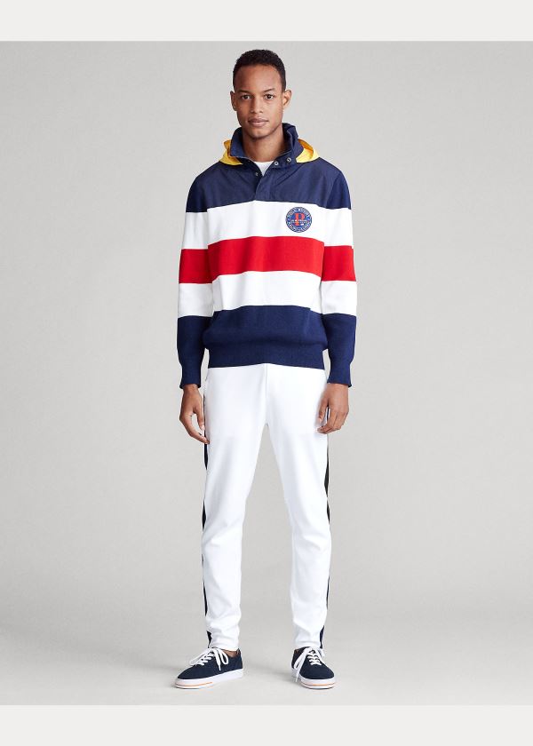 Ralph Lauren Hybridní S Kapucí Svetrové Tmavě Blankyt Zelene Červené Žluté | Jx8T2GHb