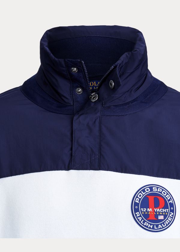 Ralph Lauren Hybridní S Kapucí Svetrové Tmavě Blankyt Zelene Červené Žluté | Jx8T2GHb