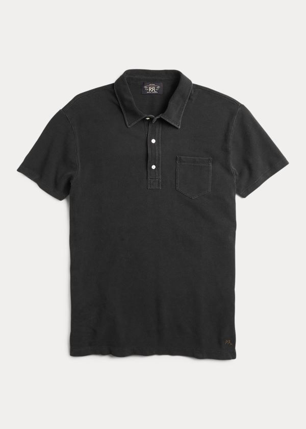 Ralph Lauren Indigo Bavlněné Pocket Polo Blankyt Světle Modré Černé | 7oh9gJQs