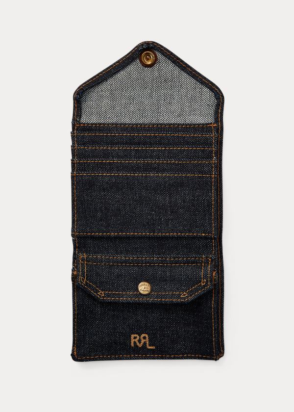 Ralph Lauren Indigo Denim Billfold Wallet Indigo | 3BFjkoua